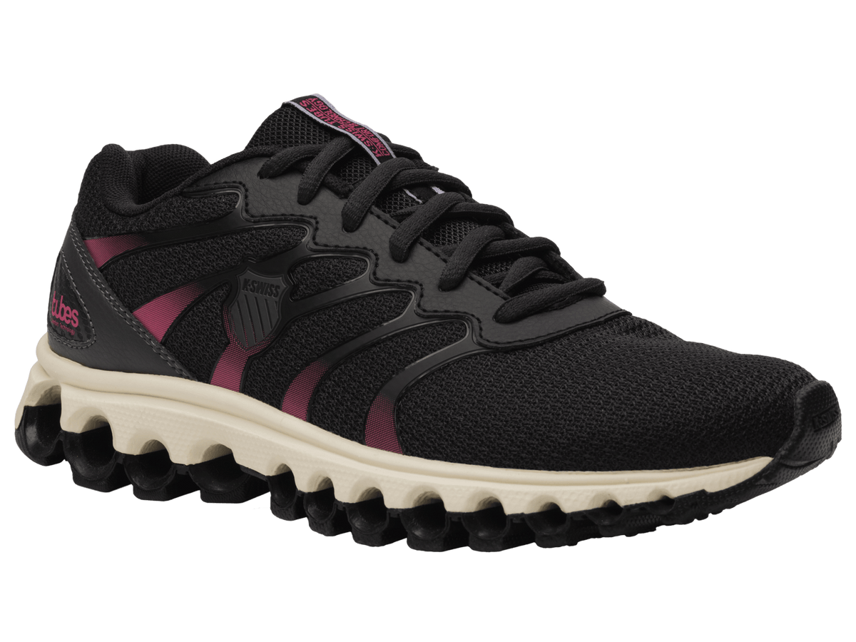 97112-004-M | TUBES 200 | BLACK/RASPBERRY/EGRET - K-Swiss US FOOTWEAR 97112-004-M | TUBES 200 | BLACK/RASPBERRY/EGRET - K-Swiss US FOOTWEAR