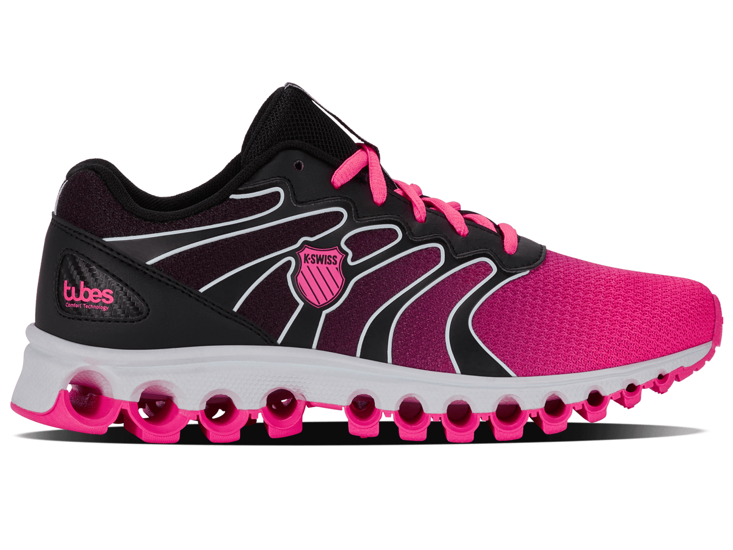 97112 - 088 - M | TUBES 200 | BLACK/NEON PINK WHITE - K - Swiss US - FOOTWEAR