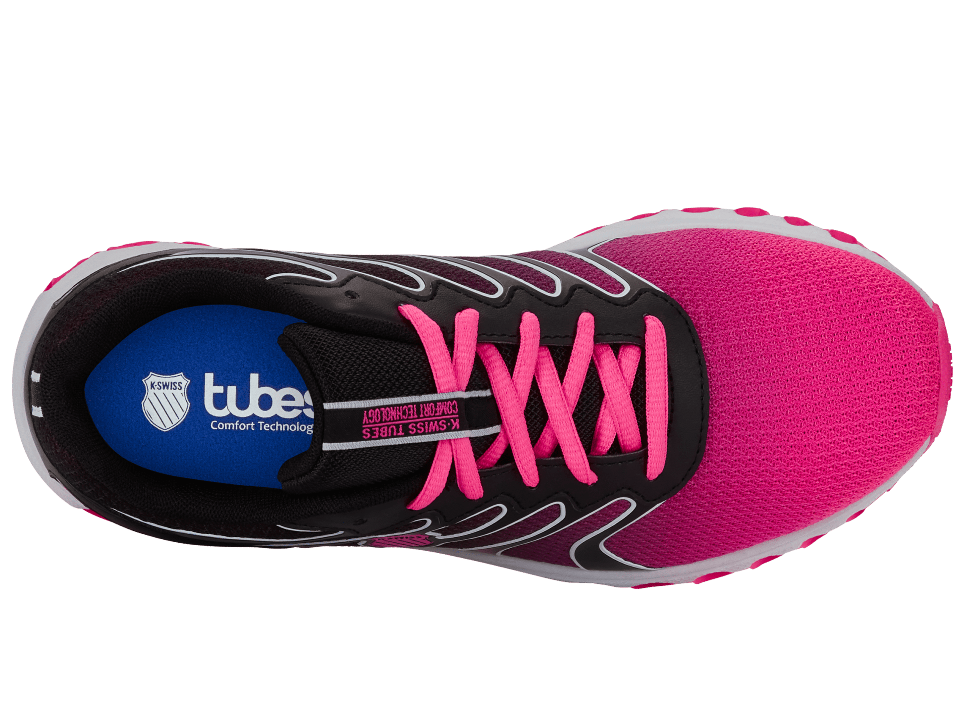 97112 - 088 - W | TUBES 200 | BLACK/NEON PINK WHITE - K - Swiss US - FOOTWEAR
