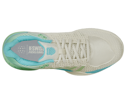 97292 - 258 - W | EXPRESS LIGHT PICKLEBALL - WIDE | EGRET/PATINA GREEN - K - Swiss US - FOOTWEAR