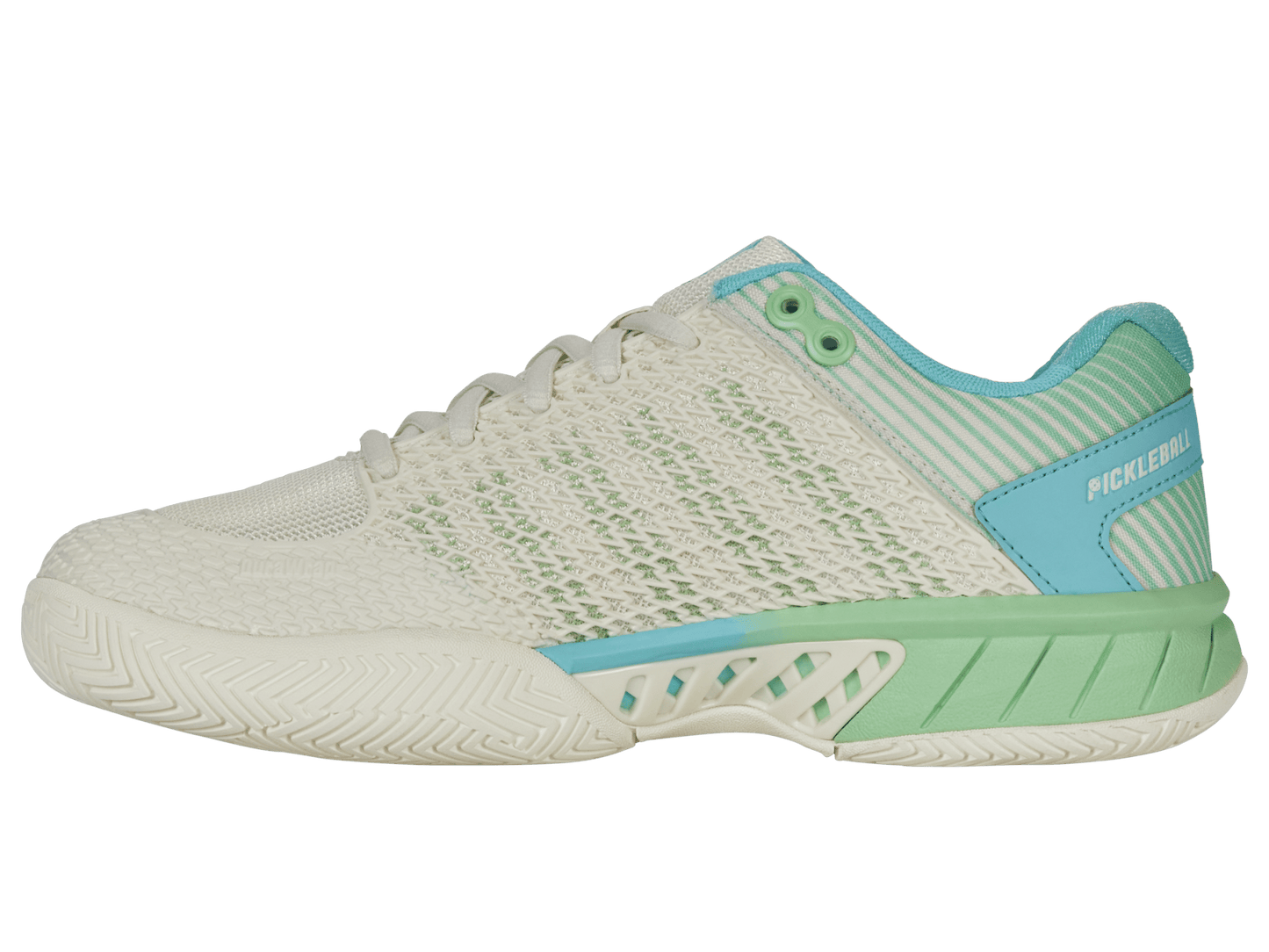 97292 - 258 - W | EXPRESS LIGHT PICKLEBALL - WIDE | EGRET/PATINA GREEN - K - Swiss US - FOOTWEAR