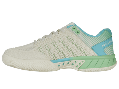 97292 - 258 - W | EXPRESS LIGHT PICKLEBALL - WIDE | EGRET/PATINA GREEN - K - Swiss US - FOOTWEAR
