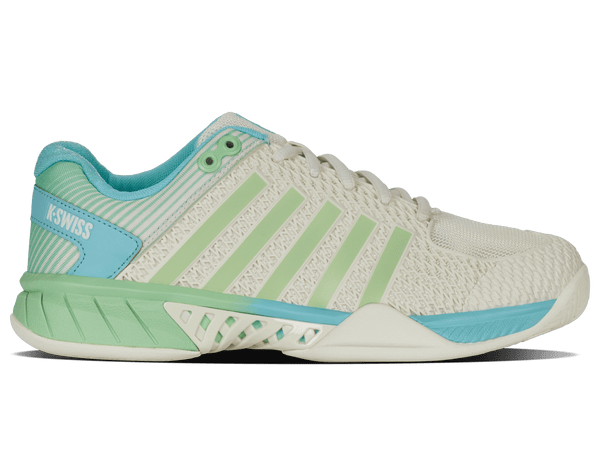 97292 - 258 - W | EXPRESS LIGHT PICKLEBALL - WIDE | EGRET/PATINA GREEN - K - Swiss US - FOOTWEAR