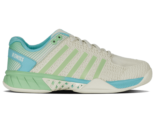 97292 - 258 - W | EXPRESS LIGHT PICKLEBALL - WIDE | EGRET/PATINA GREEN - K - Swiss US - FOOTWEAR