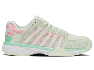97292 - 440 - W | EXPRESS LIGHT PICKLEBALL - WIDE | ICE/HONEYDEW/NEON PASTEL PINK - K - Swiss US - FOOTWEAR