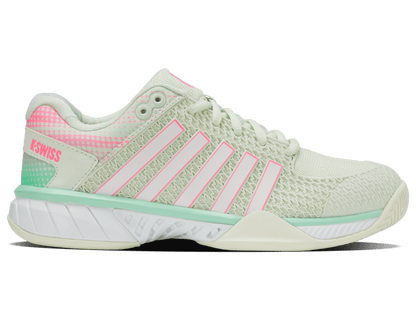97292 - 440 - W | EXPRESS LIGHT PICKLEBALL - WIDE | ICE/HONEYDEW/NEON PASTEL PINK - K - Swiss US - FOOTWEAR