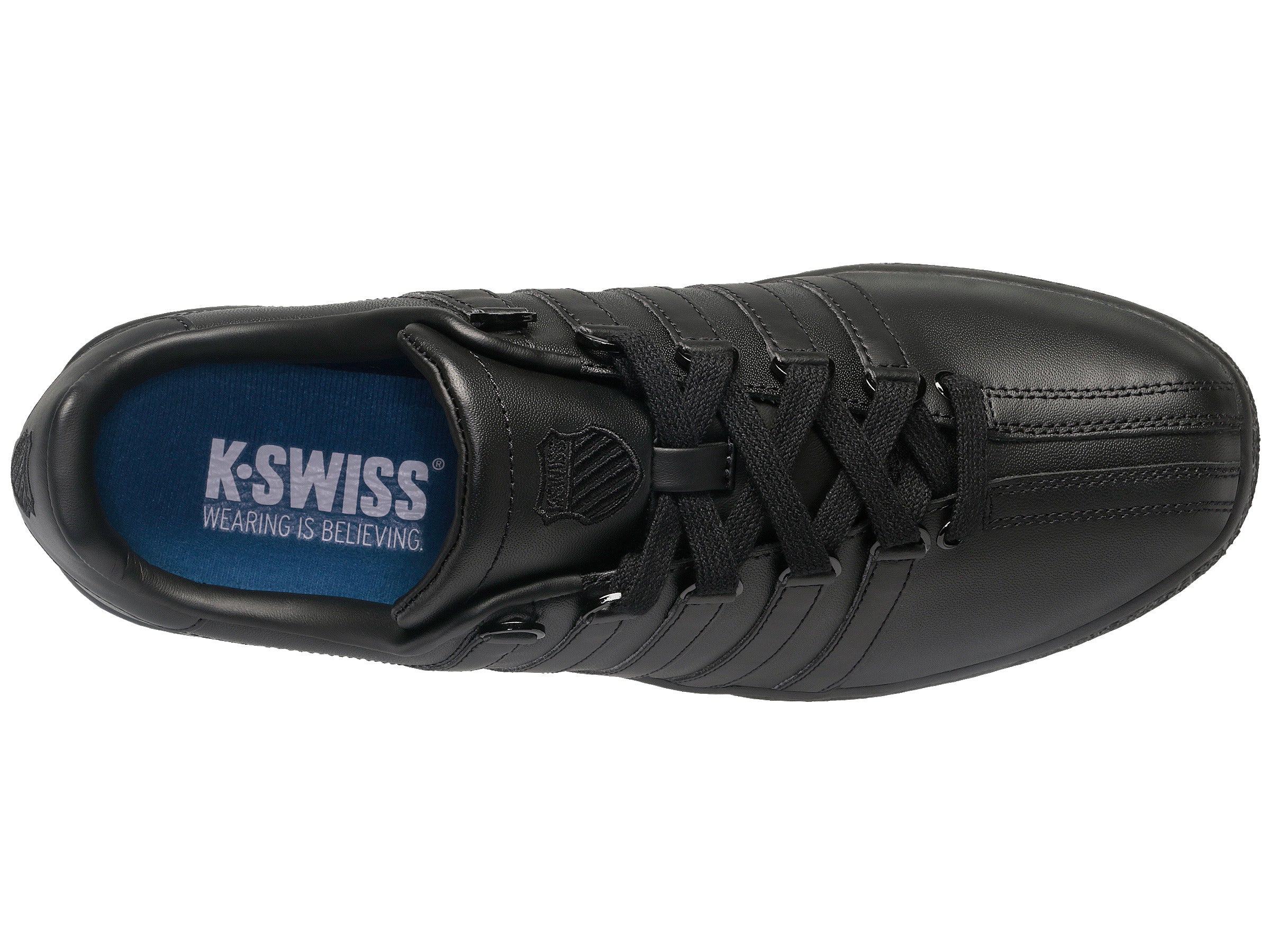 K swiss black trainers online