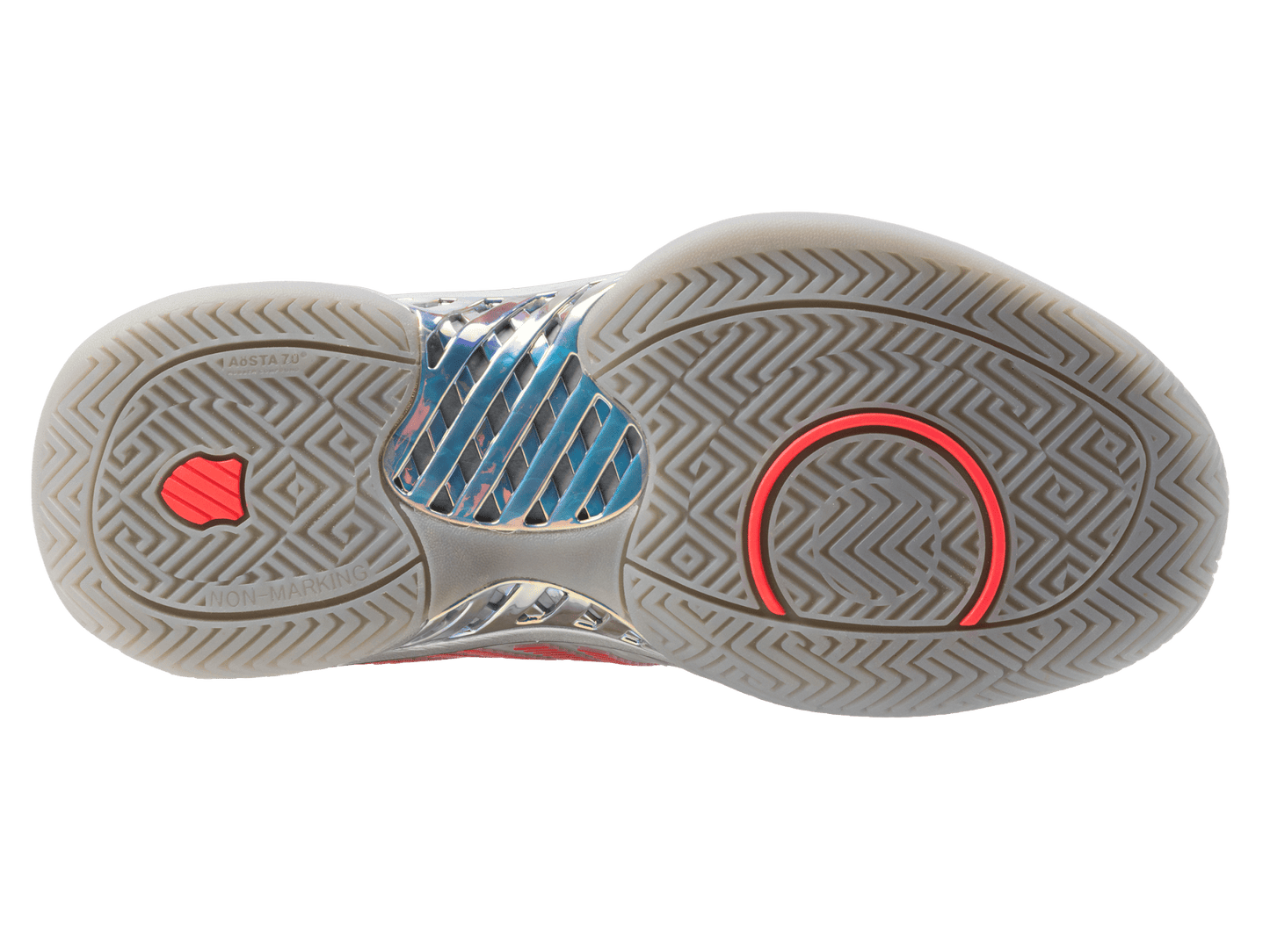 97382 - 093 - M | HYPERCOURT EXPRESS 2 LUCKY IN LOVE | SILVER/HARBOUR MIST/DRAGON FRUIT - K - Swiss US - FOOTWEAR