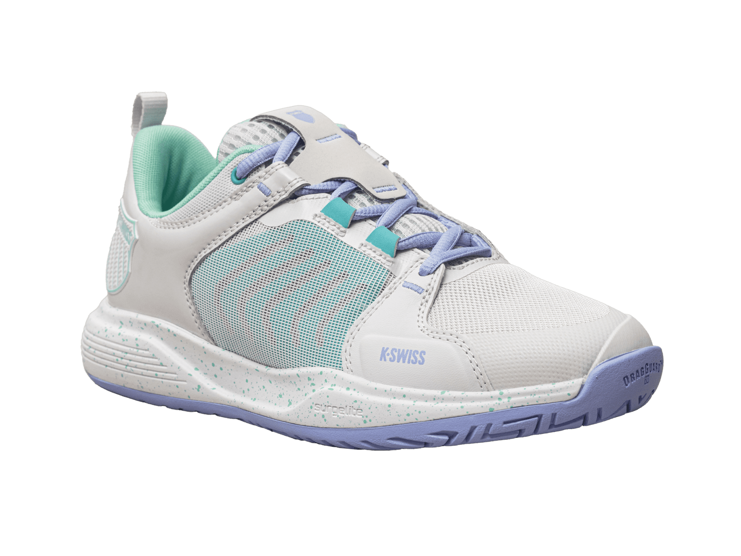 97395 - 095 - M | ULTRASHOT TEAM | NIMBUS CLOUD/NEON PURPLE/NEON TEAL - K - Swiss US - FOOTWEAR