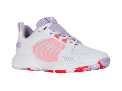 97395 - 182 - M | ULTRASHOT TEAM | WHITE/ORCHID PETAL/NEON BLAZE - K - Swiss US - FOOTWEAR