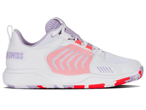 97395 - 182 - M | ULTRASHOT TEAM | WHITE/ORCHID PETAL/NEON BLAZE - K - Swiss US - FOOTWEAR