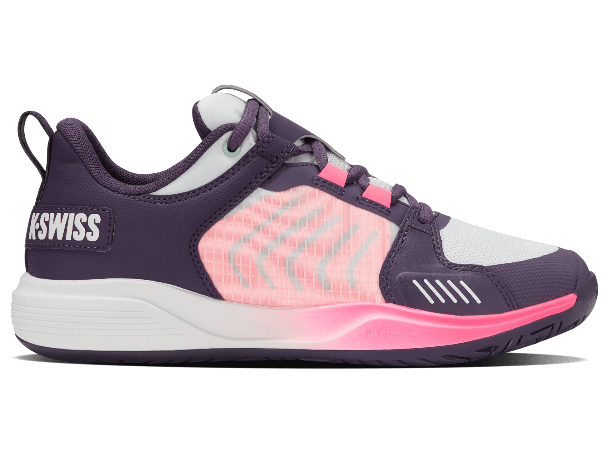 97395 - 593 - M | ULTRASHOT TEAM | PURPLE PLUMERIA/WHITE/NEON PASTEL PINK - K - Swiss US - FOOTWEAR