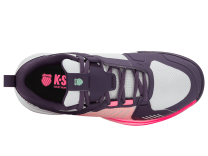 97395 - 593 - M | ULTRASHOT TEAM | PURPLE PLUMERIA/WHITE/NEON PASTEL PINK - K - Swiss US - FOOTWEAR