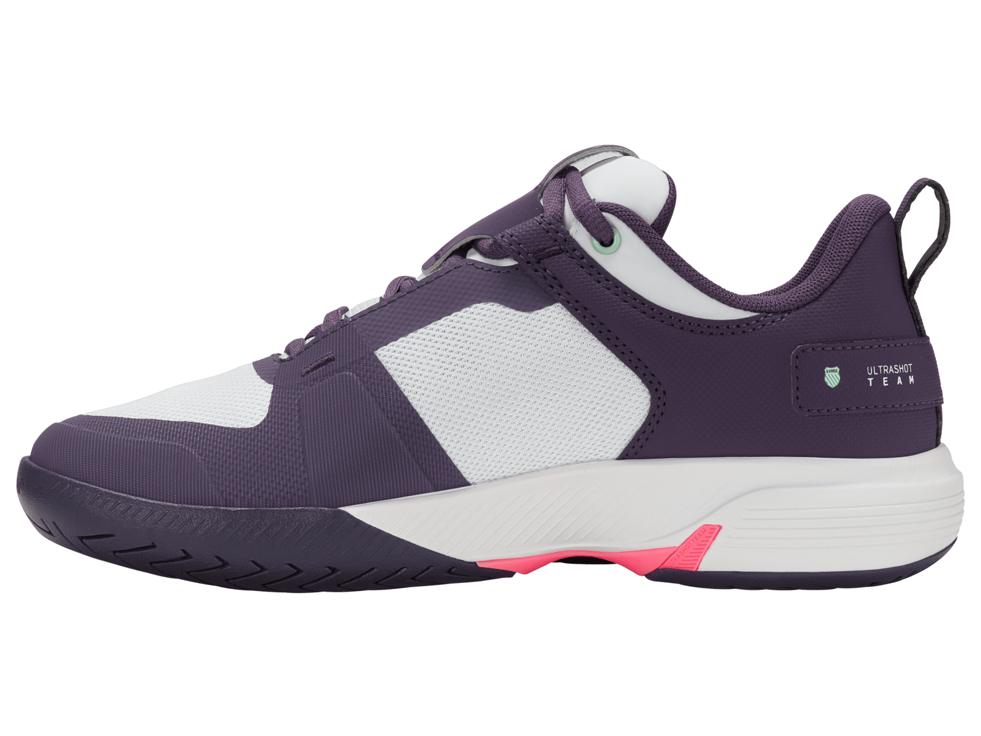 97395 - 593 - M | ULTRASHOT TEAM | PURPLE PLUMERIA/WHITE/NEON PASTEL PINK - K - Swiss US - FOOTWEAR