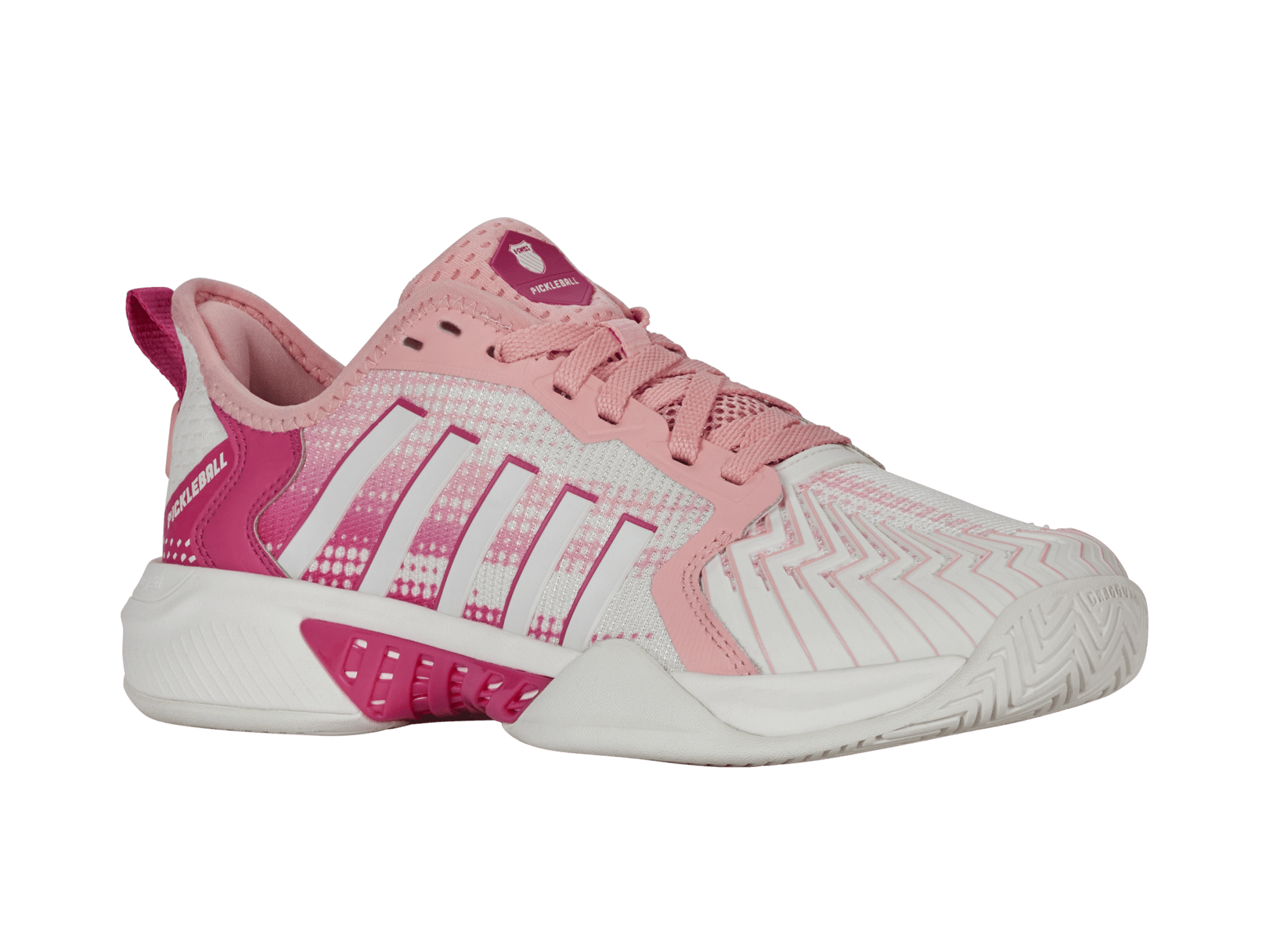 97916 - 146 - M | PICKLEBALL SUPREME | CLOUD DANCER/RASPBERRY SORBET - K - Swiss US - FOOTWEAR