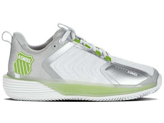 98415 - 956 - M | ULTRASHOT 3 HB | WHITE/GRAY VIOLET/LIME GREEN - K - Swiss US - FOOTWEAR