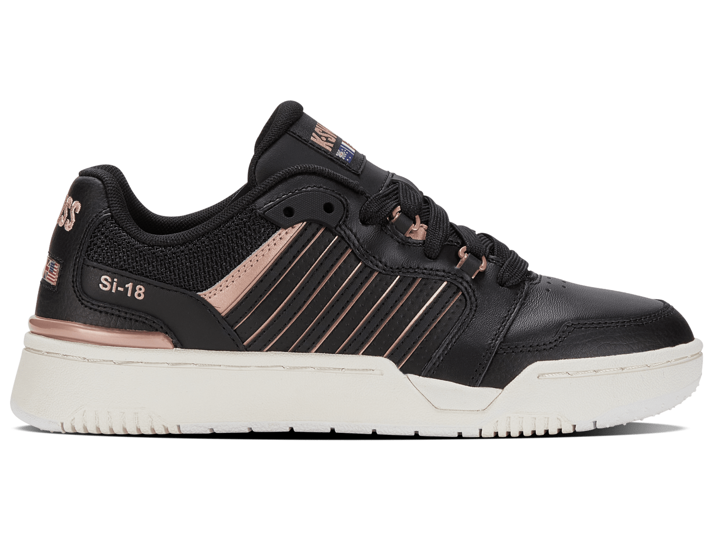 98531-091-M | SI-18 RIVAL | BLACK/ROSE GOLD - K-Swiss US - FOOTWEAR
