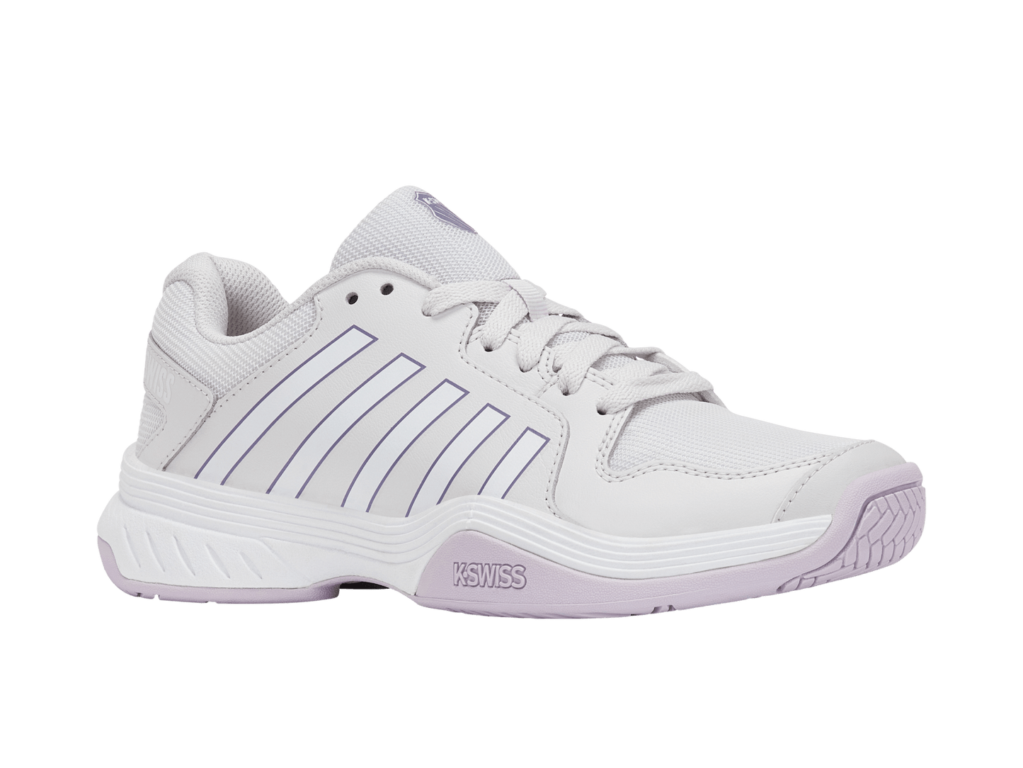 98552 - 073 - M | COURT EXPRESS PICKLEBALL | NIMBUS CLOUD/WHITE/PURPLE HAZE - K - Swiss US - FOOTWEAR