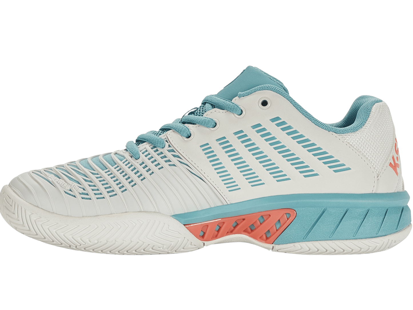 98562-143-M | EXPRESS LIGHT 3 | BLANC DE BLANC/NILE BLUE/DESERT FLOWER - K-Swiss US - FOOTWEAR