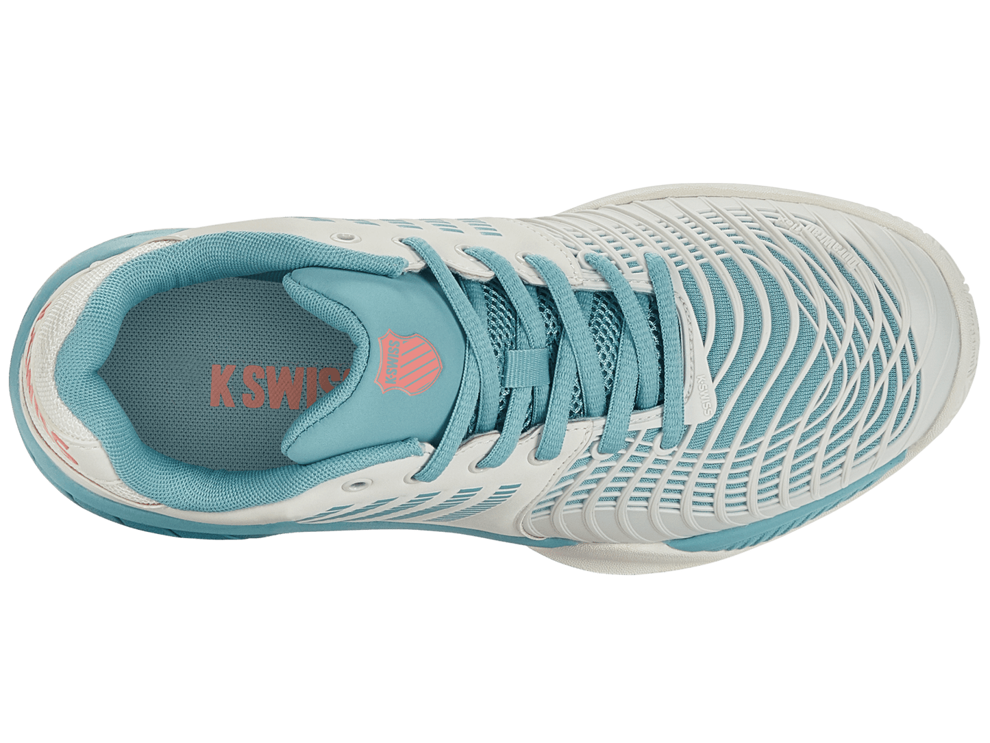 98562-143-M | EXPRESS LIGHT 3 | BLANC DE BLANC/NILE BLUE/DESERT FLOWER - K-Swiss US - FOOTWEAR