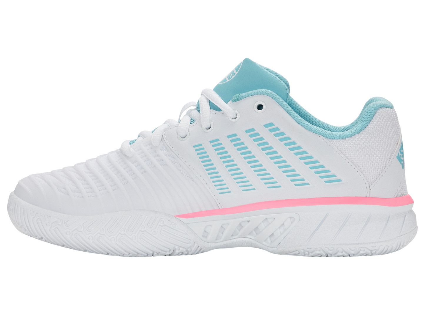 98900-146-M | EXPRESS LIGHT 3 PADEL | WHITE/SOFT NEON BLUE/NEON BUBLE GUM