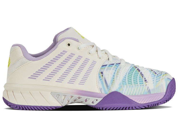 98900-182-M | EXPRESS LIGHT 3 PADEL | SNOW WHITE/PURPLE HEART/EVENING PRIMROSE