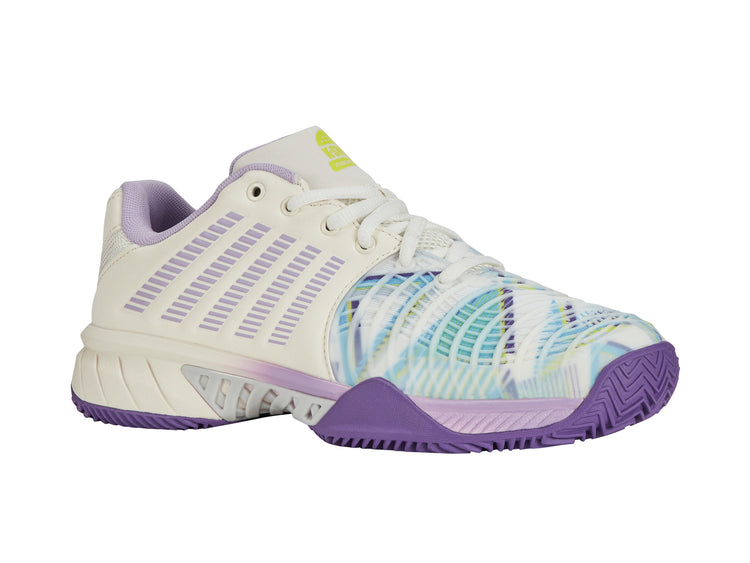 98900-182-M | EXPRESS LIGHT 3 PADEL | SNOW WHITE/PURPLE HEART/EVENING PRIMROSE