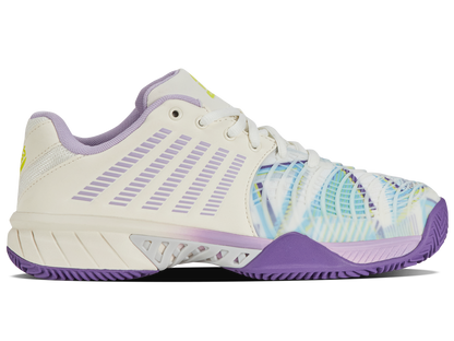 98900-182-M | EXPRESS LIGHT 3 PADEL | SNOW WHITE/PURPLE HEART/EVENING PRIMROSE