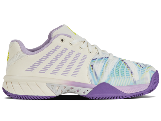 98900-182-M | EXPRESS LIGHT 3 PADEL | SNOW WHITE/PURPLE HEART/EVENING PRIMROSE
