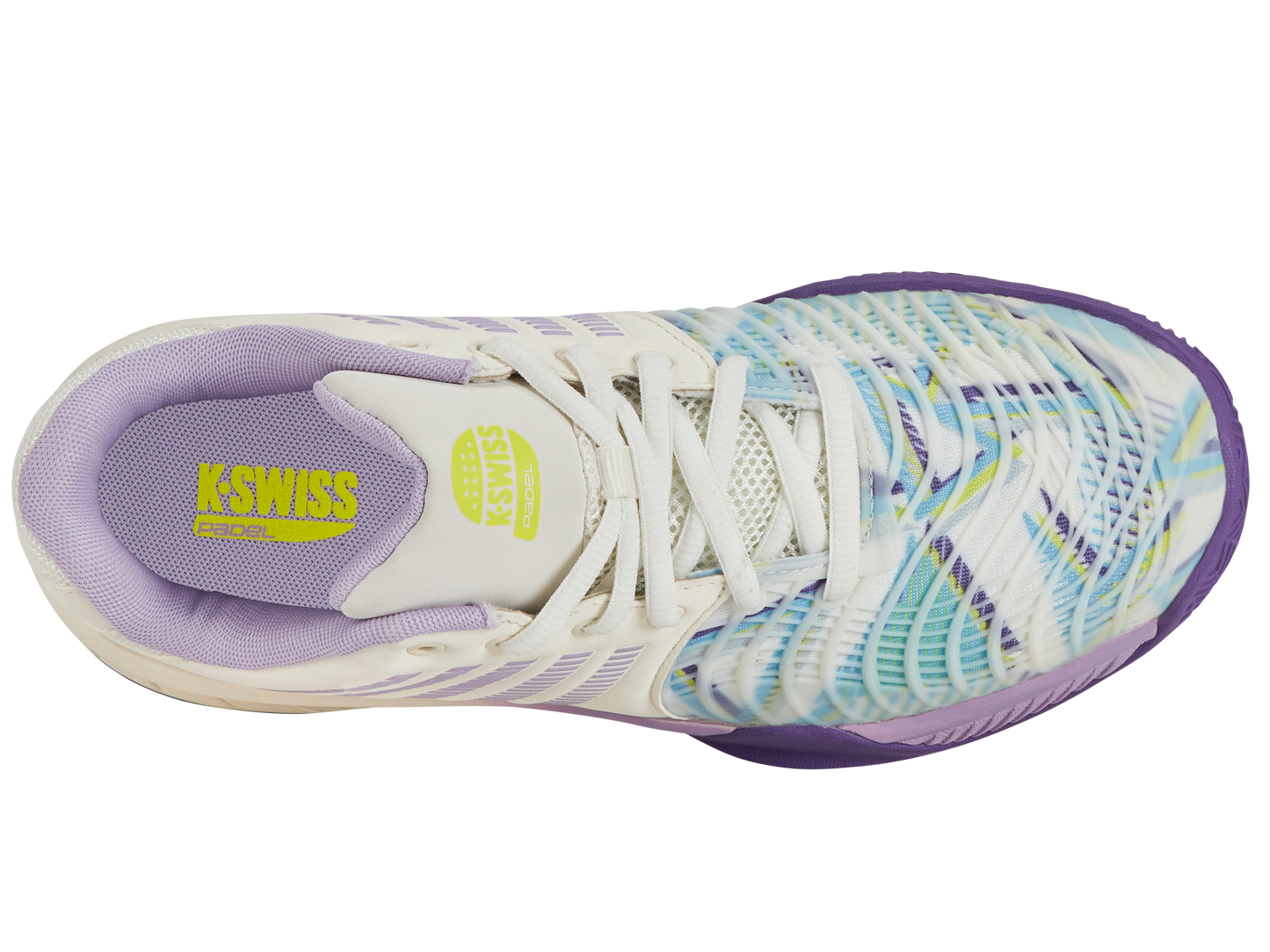 98900-182-M | EXPRESS LIGHT 3 PADEL | SNOW WHITE/PURPLE HEART/EVENING PRIMROSE