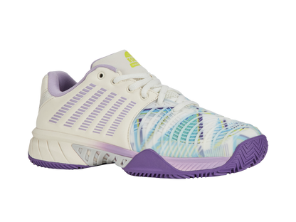 98900-182-M | EXPRESS LIGHT 3 PADEL | SNOW WHITE/PURPLE HEART/EVENING PRIMROSE