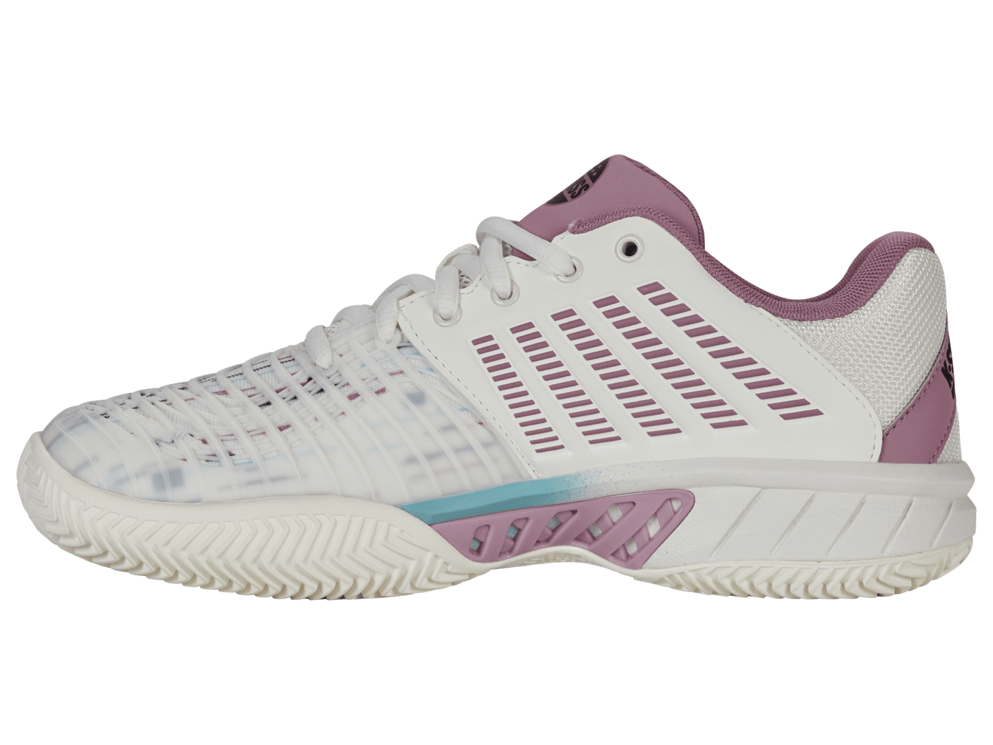 98900 - 966 - M | EXPRESS LIGHT 3 PADEL | SNOW WHITE/LILAS/PASTEL TURQUOISE - K - Swiss US - FOOTWEAR