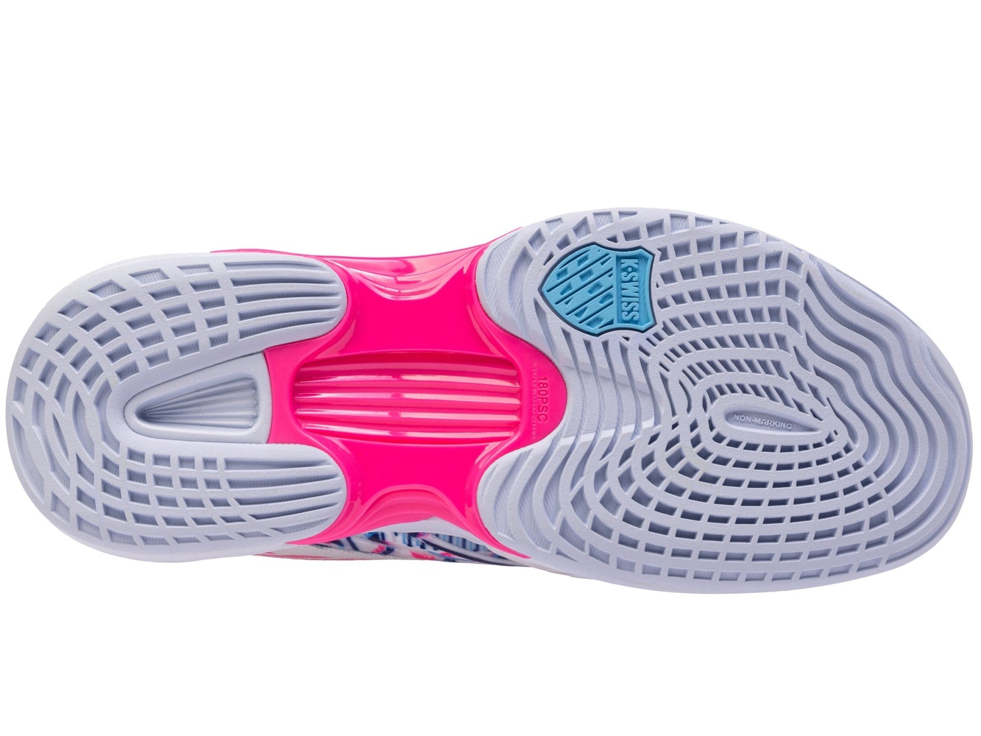98912-104-M | SPEEDTRAC PADEL | WHITE/ARCTIC ICE/NEON PINK - K-Swiss US - FOOTWEAR