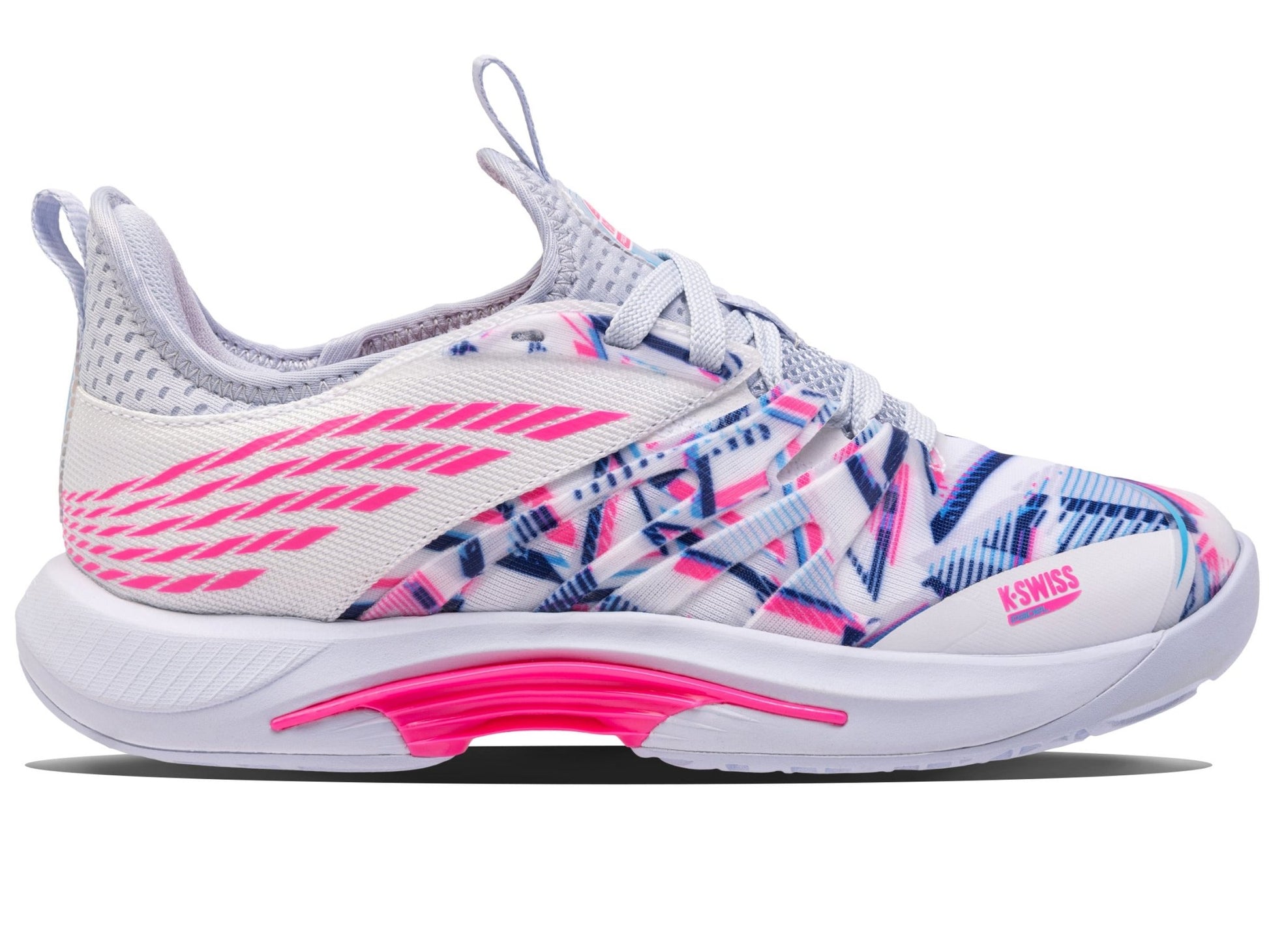 98912-104-M | SPEEDTRAC PADEL | WHITE/ARCTIC ICE/NEON PINK - K-Swiss US - FOOTWEAR
