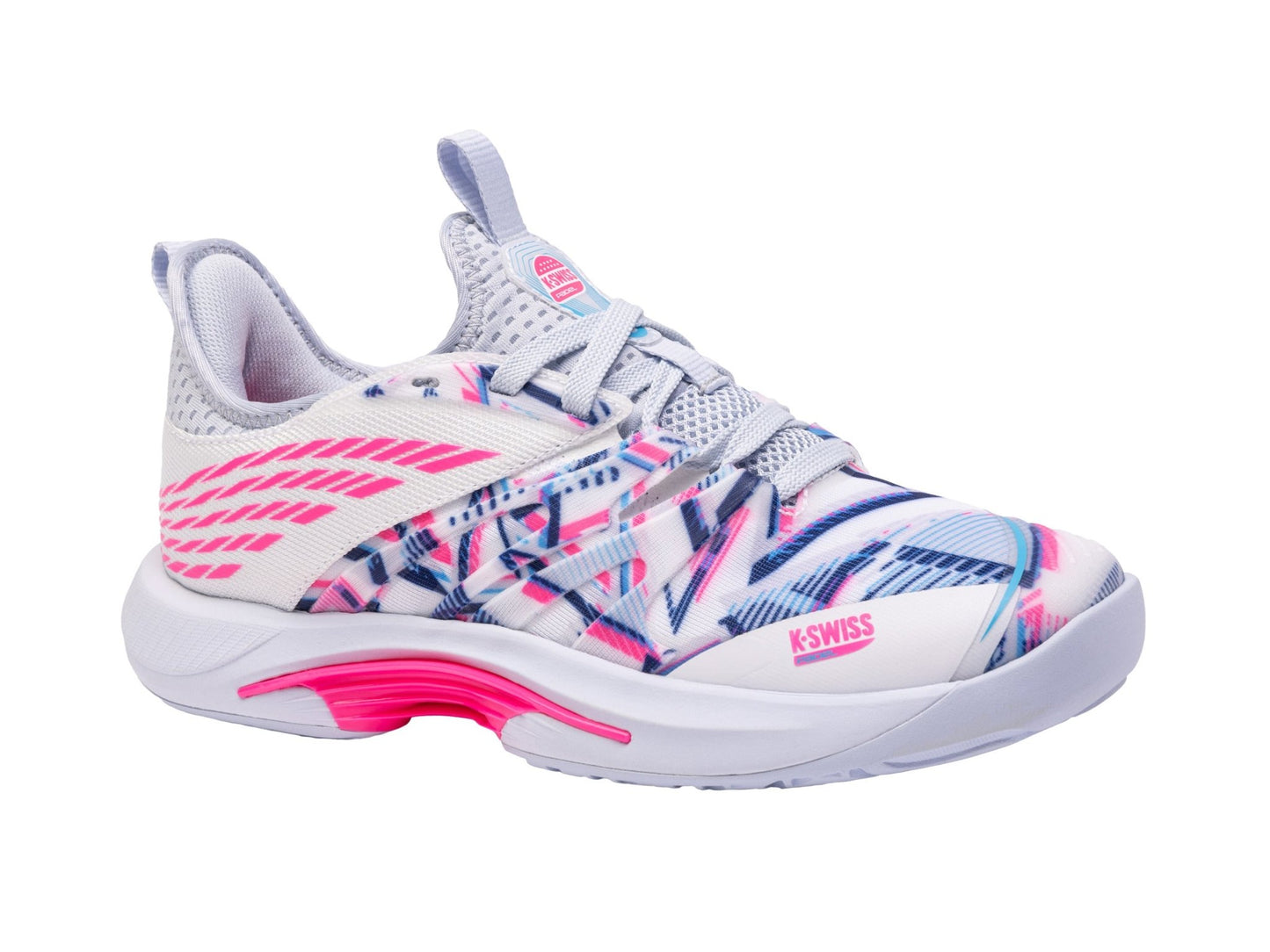 98912-104-M | SPEEDTRAC PADEL | WHITE/ARCTIC ICE/NEON PINK - K-Swiss US - FOOTWEAR
