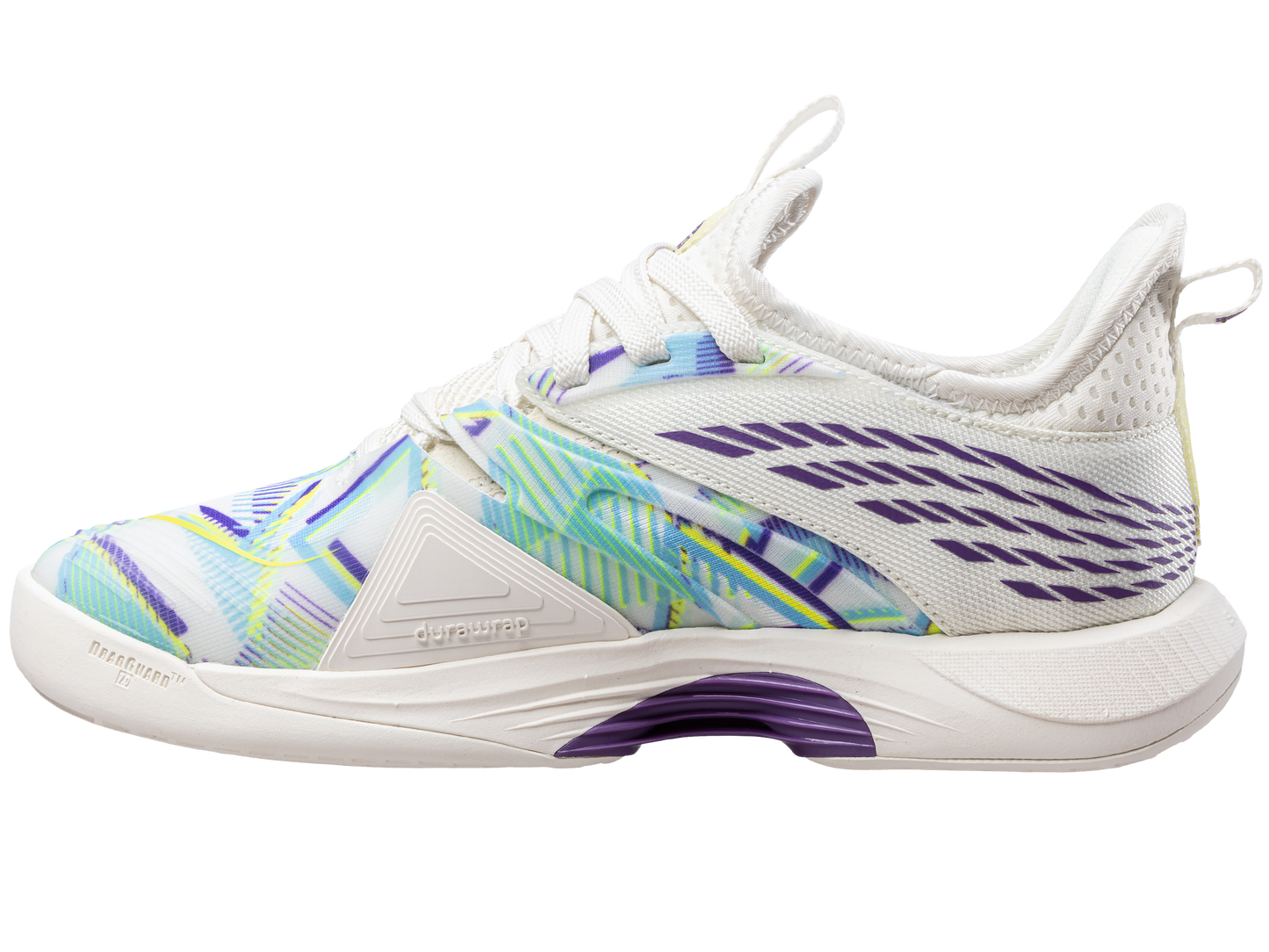 98912-182-M | SPEEDTRAC PADEL | SNOW WHITE/PURPLE HEART/EVENING PRIMROSE