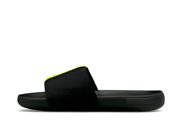 98951-071-M | SLIDE SANDAL LINEAR X MCLAREN | BLACK/SAFETY YELLOW