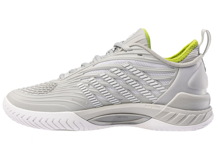 99071-034-M | HYPERCOURT SUPREME 2 | GRAY VIOLET/WHITE/LIME GREEN