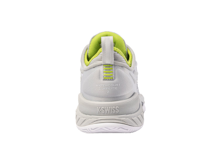 99071-034-M | HYPERCOURT SUPREME 2 | GRAY VIOLET/WHITE/LIME GREEN