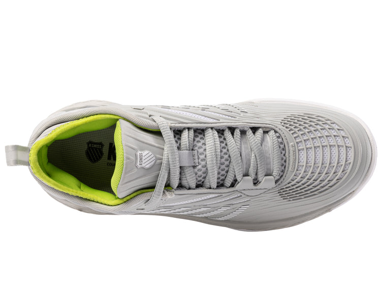 99071-034-M | HYPERCOURT SUPREME 2 | GRAY VIOLET/WHITE/LIME GREEN