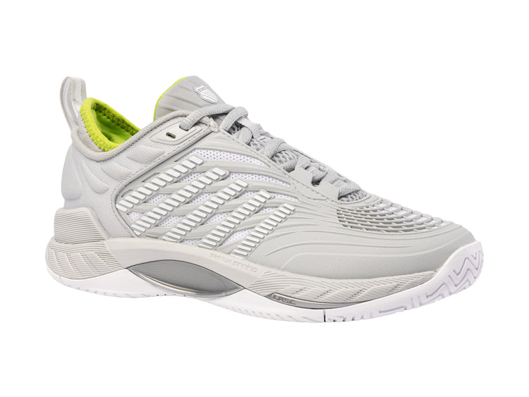 99071-034-M | HYPERCOURT SUPREME 2 | GRAY VIOLET/WHITE/LIME GREEN