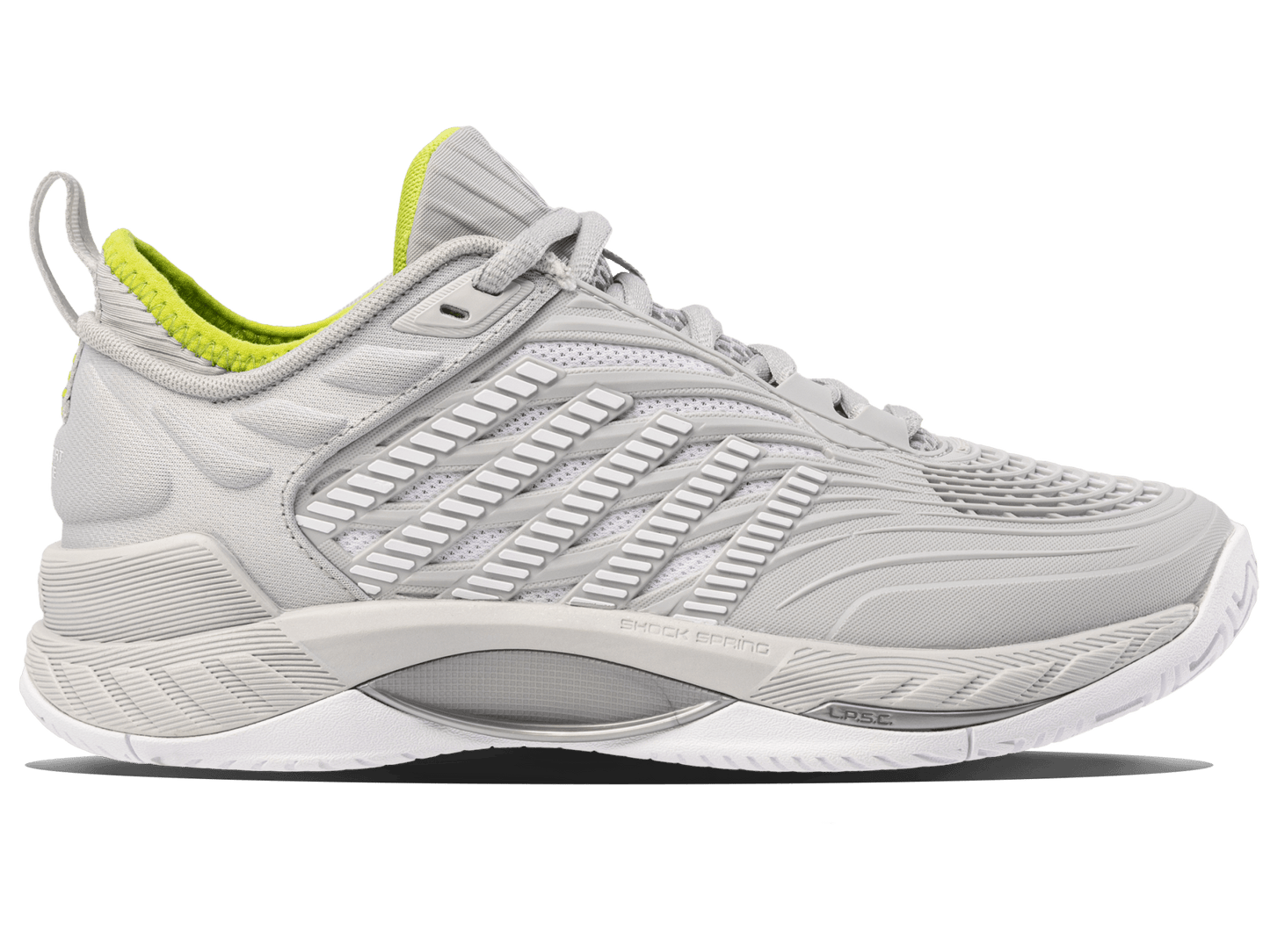 99071 - 034 - M | HYPERCOURT SUPREME 2 | GRAY VIOLET/WHITE/LIME GREEN - K - Swiss US - FOOTWEAR