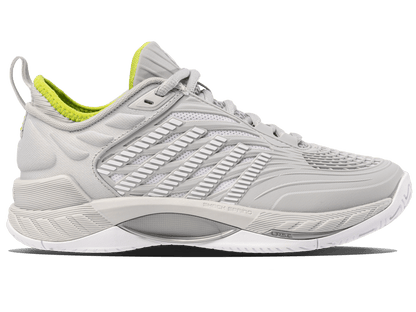 99071 - 034 - M | HYPERCOURT SUPREME 2 | GRAY VIOLET/WHITE/LIME GREEN - K - Swiss US - FOOTWEAR
