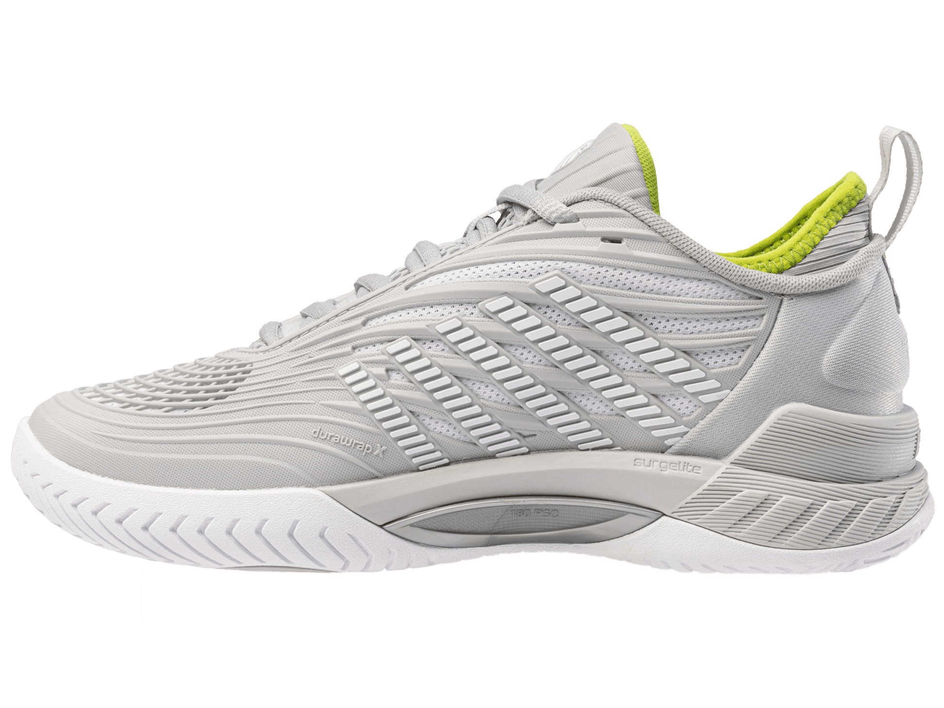 99071 - 034 - M | HYPERCOURT SUPREME 2 | GRAY VIOLET/WHITE/LIME GREEN - K - Swiss US - FOOTWEAR