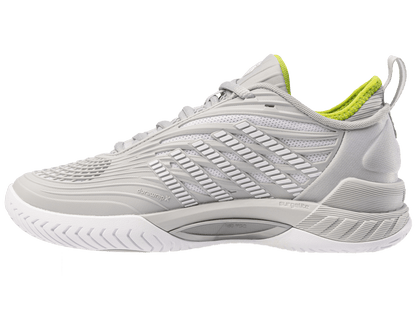99071 - 034 - M | HYPERCOURT SUPREME 2 | GRAY VIOLET/WHITE/LIME GREEN - K - Swiss US - FOOTWEAR