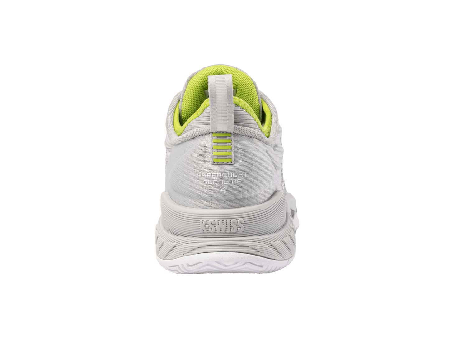 99071 - 034 - M | HYPERCOURT SUPREME 2 | GRAY VIOLET/WHITE/LIME GREEN - K - Swiss US - FOOTWEAR