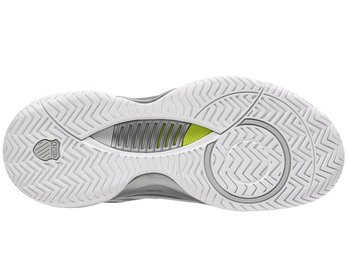 99071 - 034 - M | HYPERCOURT SUPREME 2 | GRAY VIOLET/WHITE/LIME GREEN - K - Swiss US - FOOTWEAR