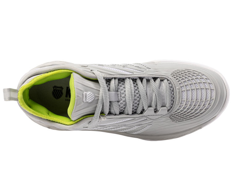 99071-034-M | HYPERCOURT SUPREME 2 | GRAY VIOLET/WHITE/LIME GREEN