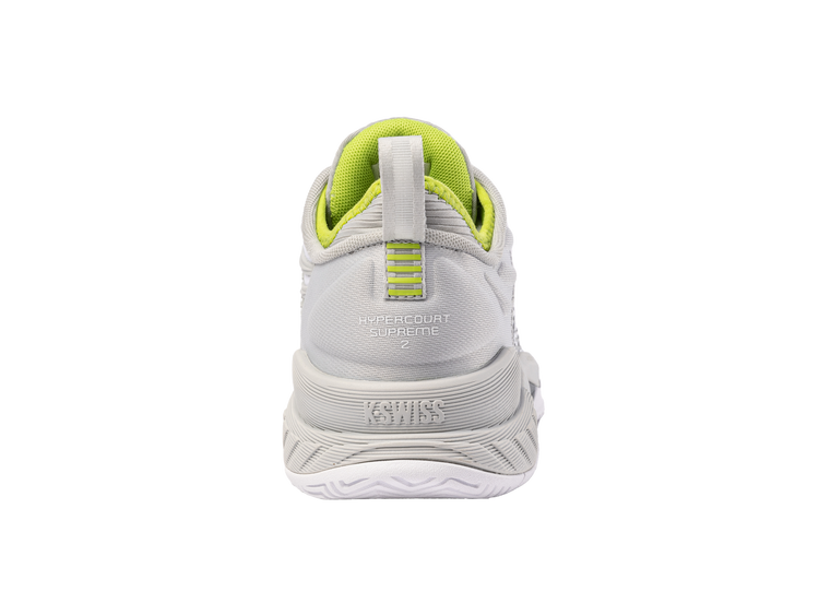 99071-034-M | HYPERCOURT SUPREME 2 | GRAY VIOLET/WHITE/LIME GREEN