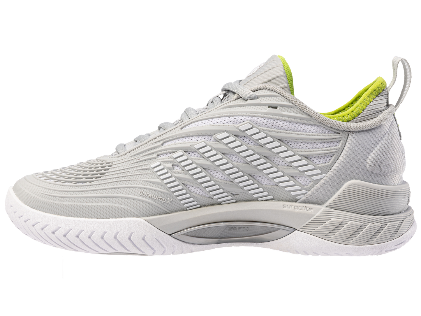 99071-034-M | HYPERCOURT SUPREME 2 | GRAY VIOLET/WHITE/LIME GREEN